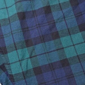 J.Crew Re-Imagined Green Navy Plaid Pajama Lounge Pants L 100% Cotton